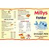 Milly's Fish Bar Menu Thumbnail