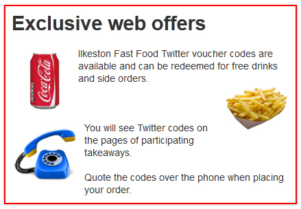 Stapleford Fast Food Offers